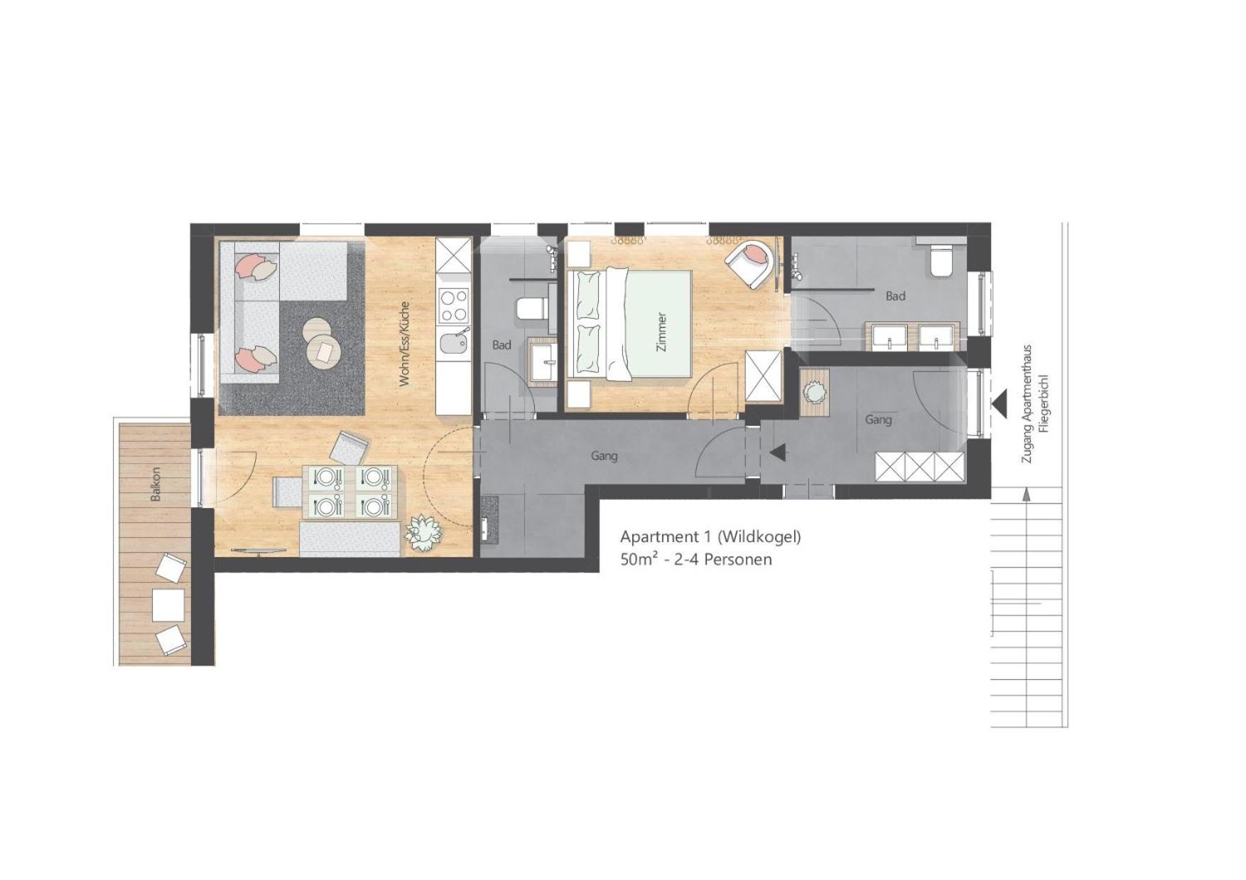 Apartments Fliegerbichl - Familie Voithofer Bramberg am Wildkogel Eksteriør bilde